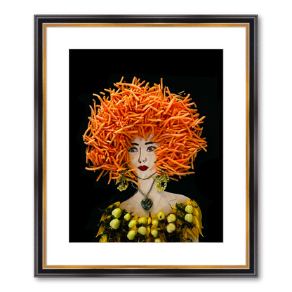 Carrot Fine Art Print - Rectangle Academie Frame