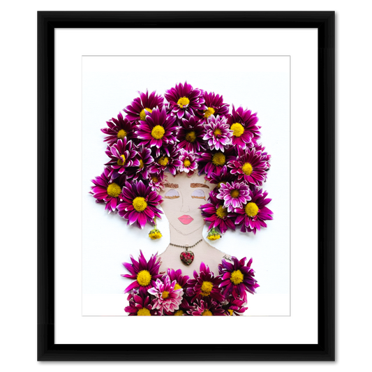 Chrysanthemum Fine Art Print - Rectangle Italian Prime Frame