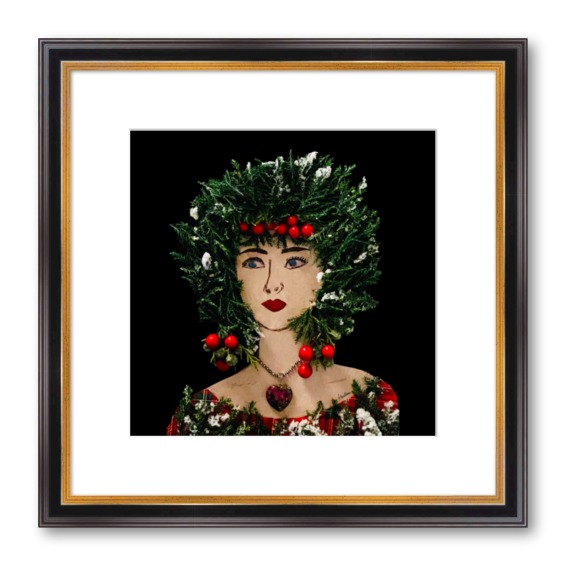 Cypress Fine Art Print - Square Academie Frame