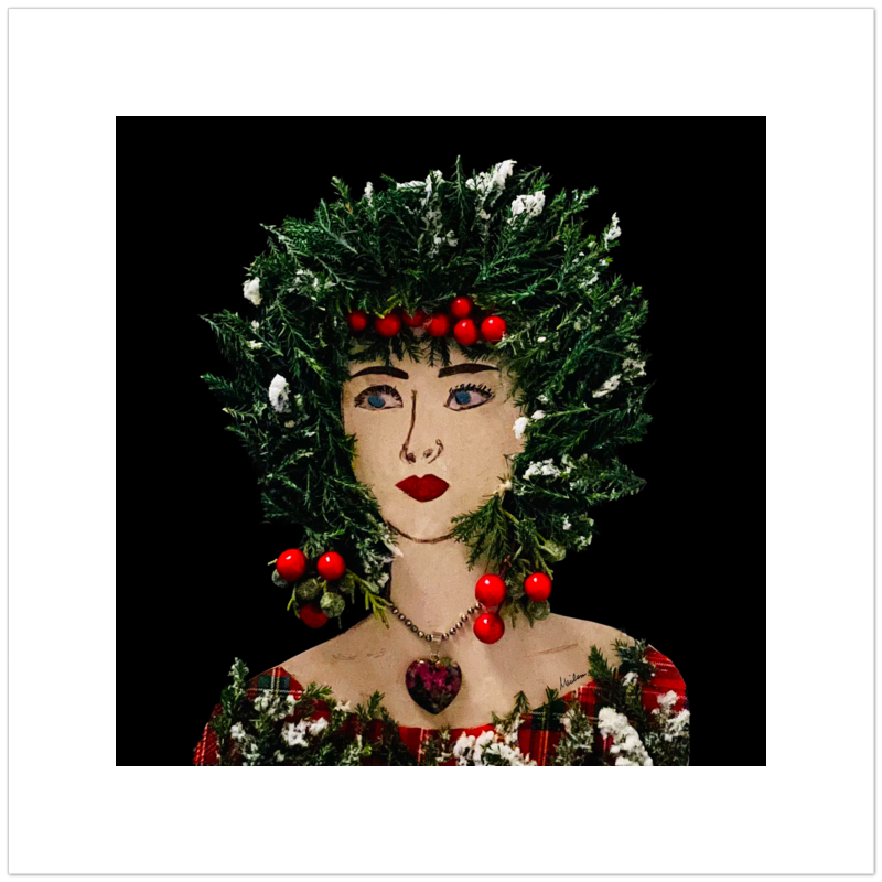 Cypress Fine Art Print - Square Unframed