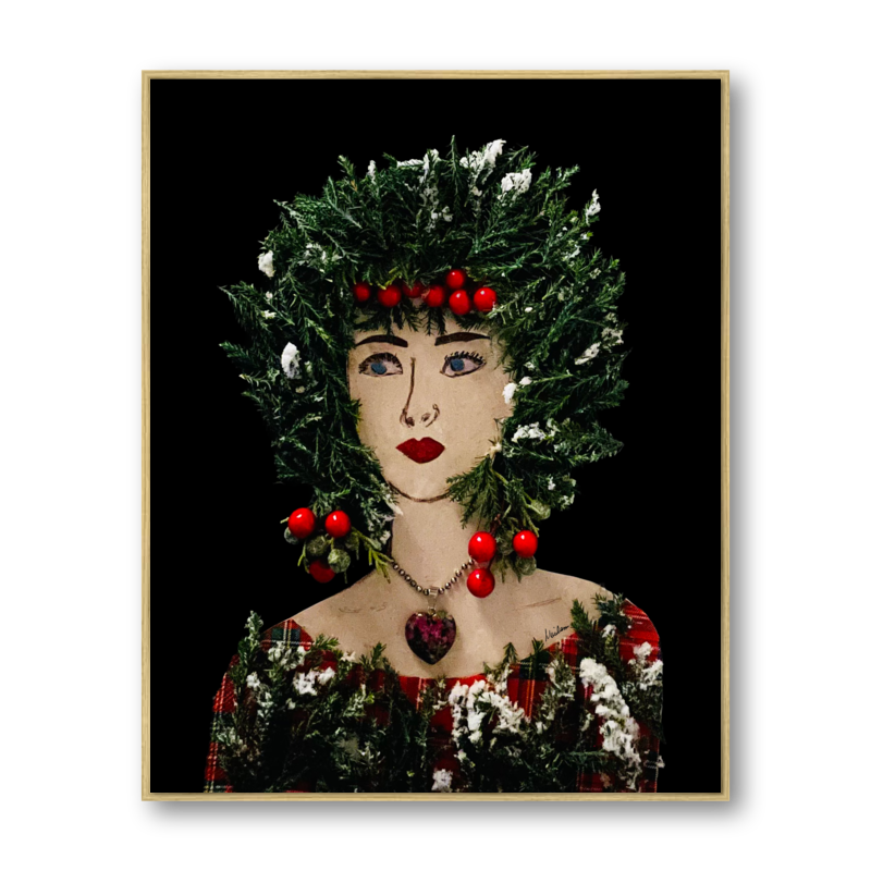 Cypress Metal Print - Rectangle Gold