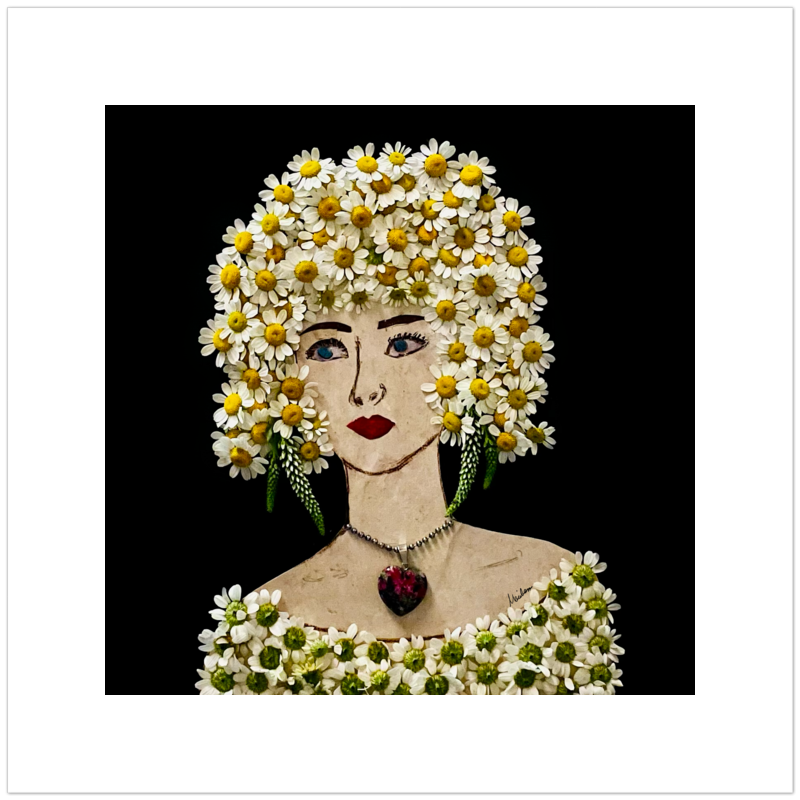 Daisy Fine Art Print - Square Unframed