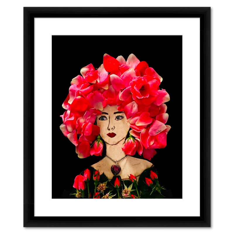 Dewey Rose Fine Art Print - Rectangle Italian Prime Frame