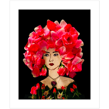 Dewey Rose Fine Art Print - Rectangle Unframed