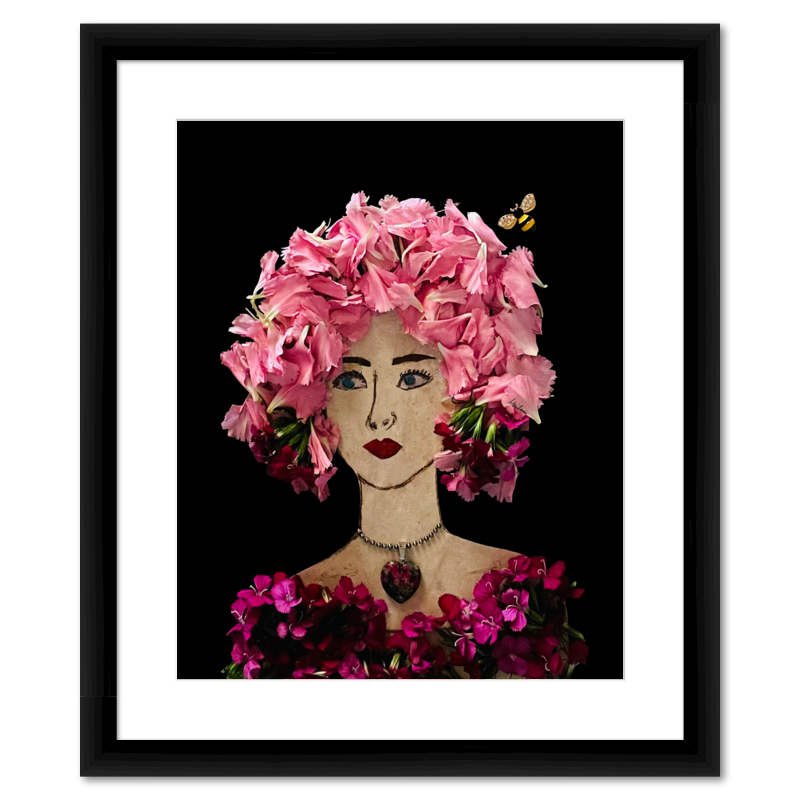 Dianthus Fine Art Print - Rectangle Italian Prime Frame