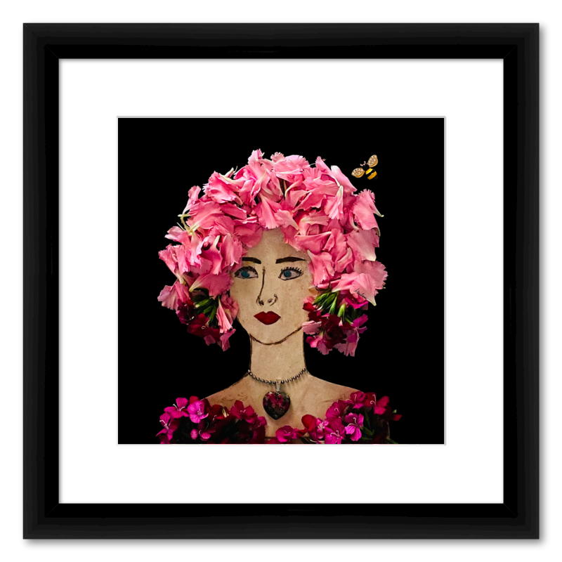 Dianthus Fine Art Print - Square Italian Prime Frame
