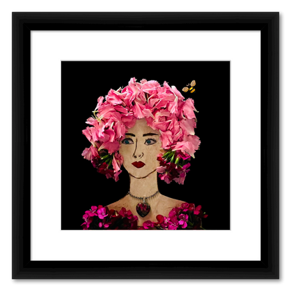 Dianthus Fine Art Print - Square Italian Prime Frame
