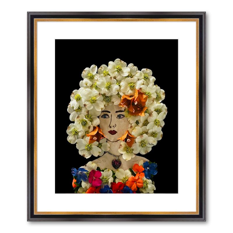 Dogwood Fine Art Print - Rectangle Academie Frame