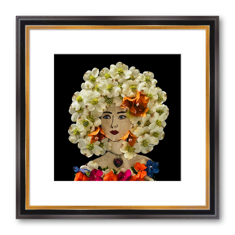 Dogwood Fine Art Print - Square Academie Frame