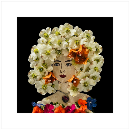 Dogwood Fine Art Print - Square Unframed