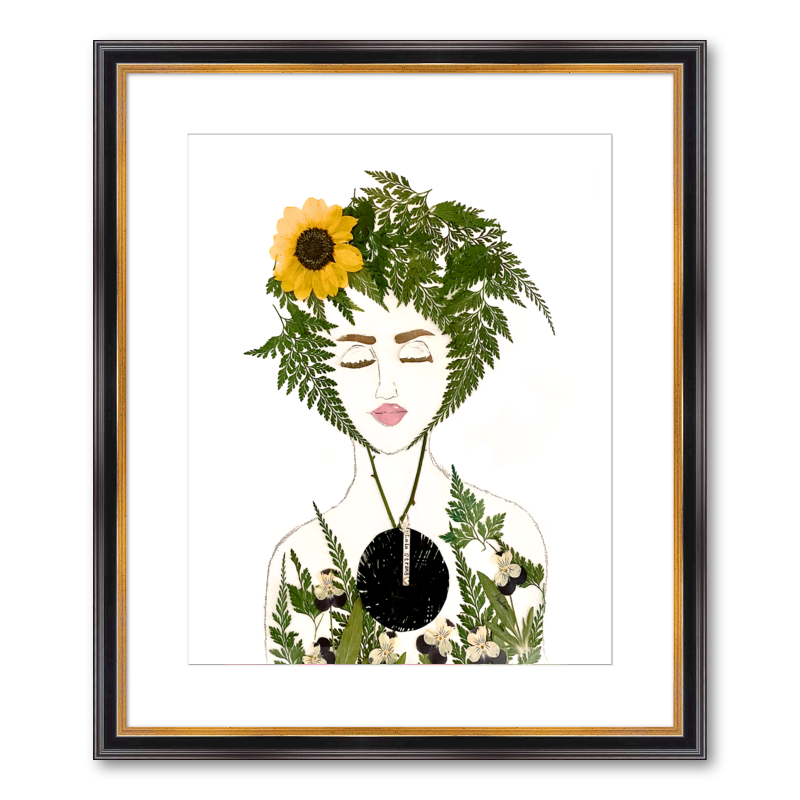 Fern Fine Art Print - Rectangle Academie Frame