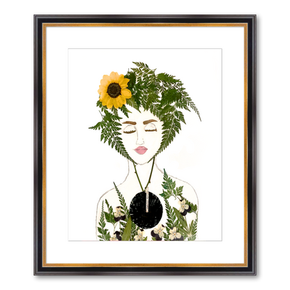 Fern Fine Art Print - Rectangle Academie Frame