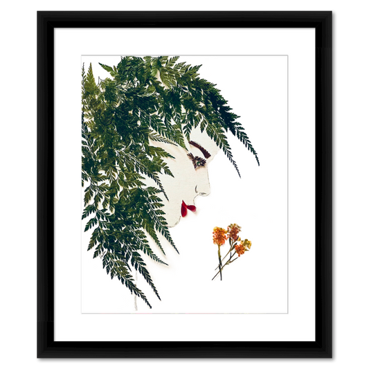Fern Profile Fine Art Print - Rectangle Italian Prime Frame