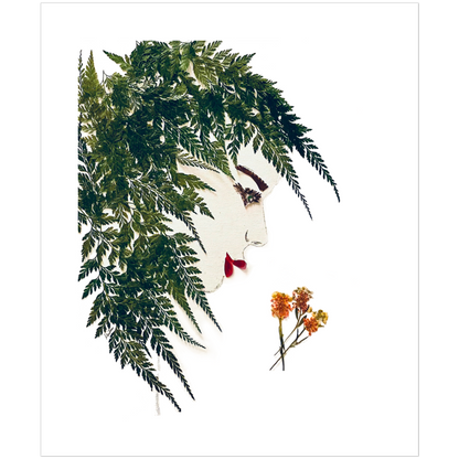 Fern Profile Fine Art Print - Rectangle Unframed