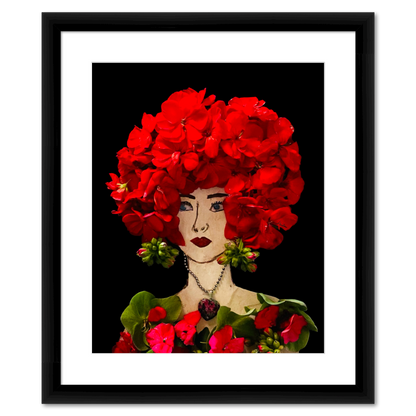 Gardenia Fine Art Print - Rectangle Italian Prime Frame