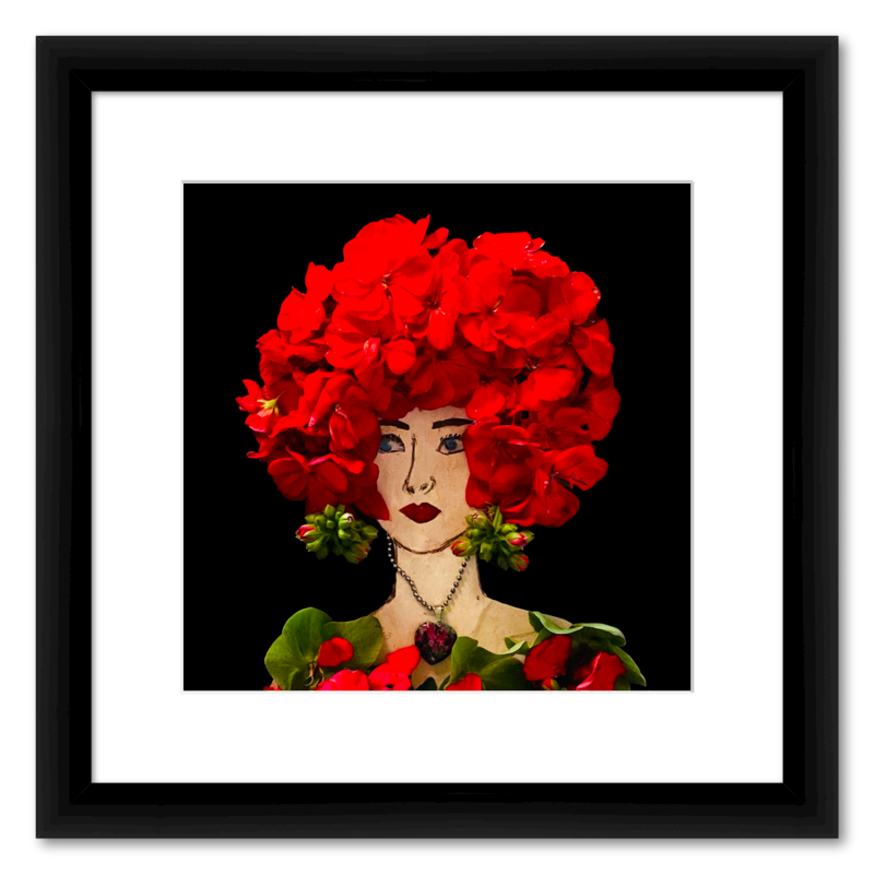 Gardenia Fine Art Print - Square Italian Prime Frame