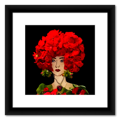 Gardenia Fine Art Print - Square Italian Prime Frame