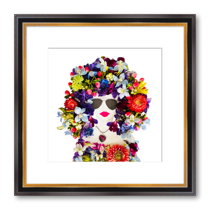 Girlfriend Fine Art Print - Square Academie Frame