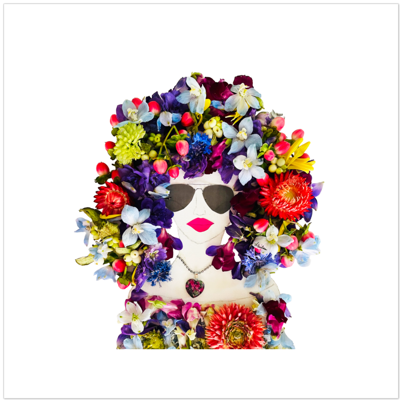 Girlfriend Fine Art Print - Square Unframed