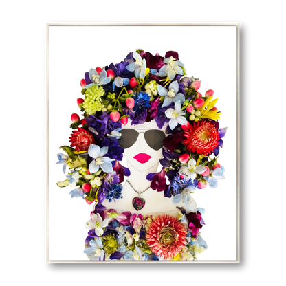 Girlfriend Metal Print - Rectangle Silver