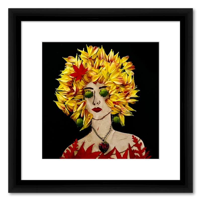 Green Eyes Fine Art Print - Square Italian Prime Frame