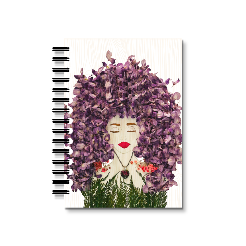 Hippie Wisteria Notebook