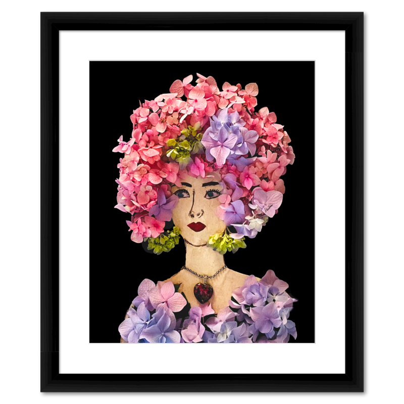 Hydrangea Fine Art Print - Rectangle Italian Prime Frame