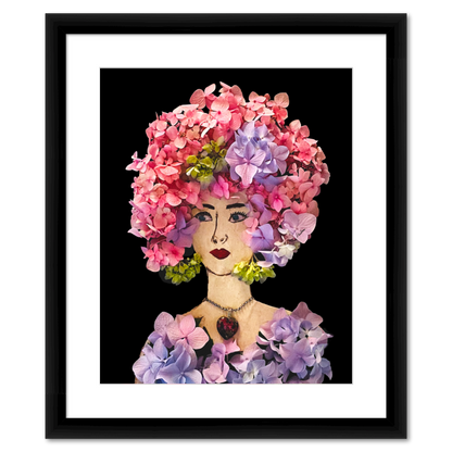 Hydrangea Fine Art Print - Rectangle Italian Prime Frame