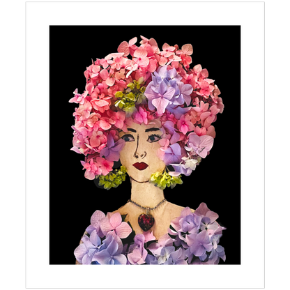 Hydrangea Fine Art Print - Rectangle Unframed