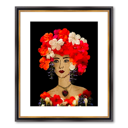 Impatiens Fine Art Print - Rectangle Academie Frame