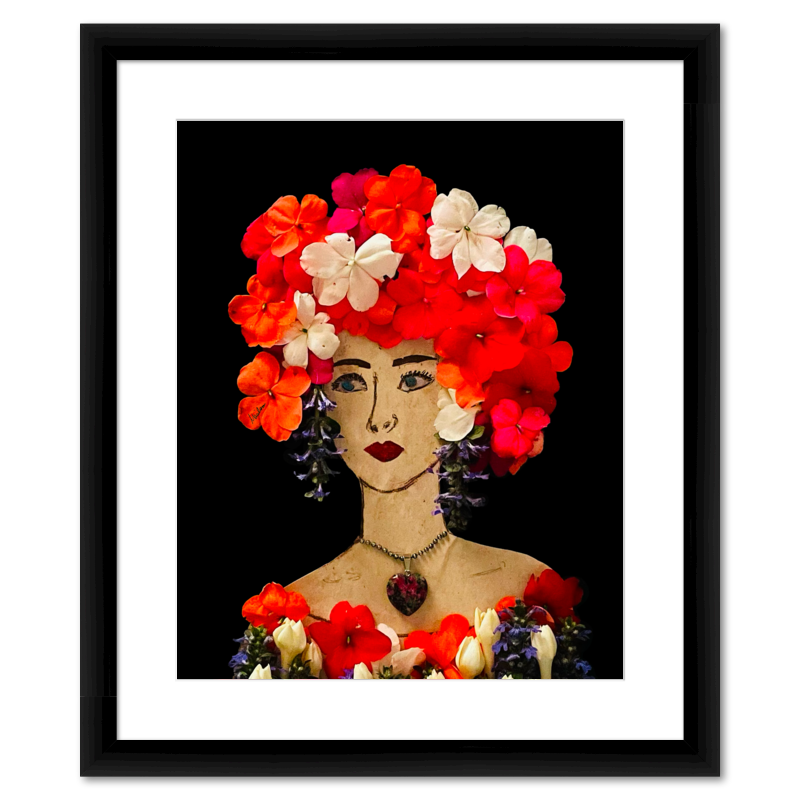 Impatiens Fine Art Print - Rectangle Italian Prime Frame