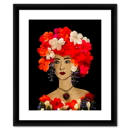 Impatiens Fine Art Print - Rectangle Italian Prime Frame