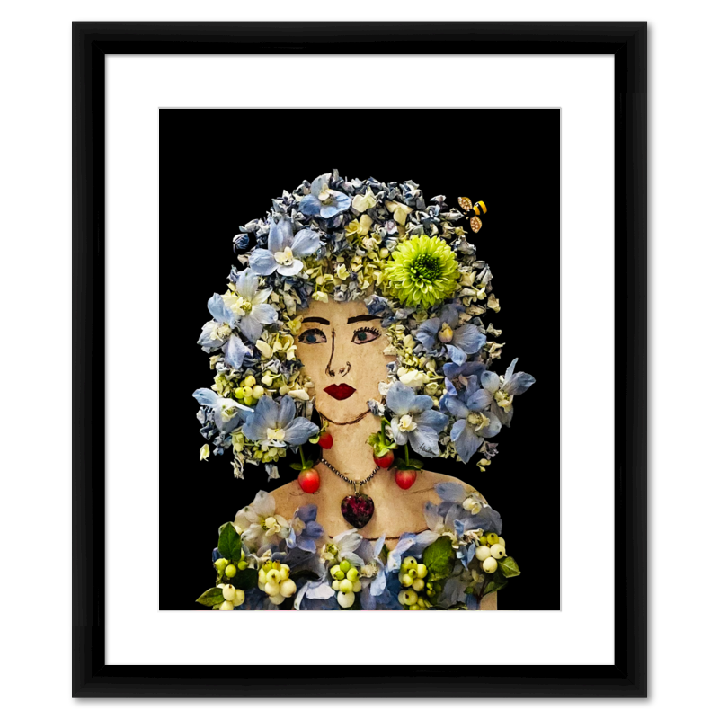 Iris Fine Art Print - Rectangle Italian Prime Frame