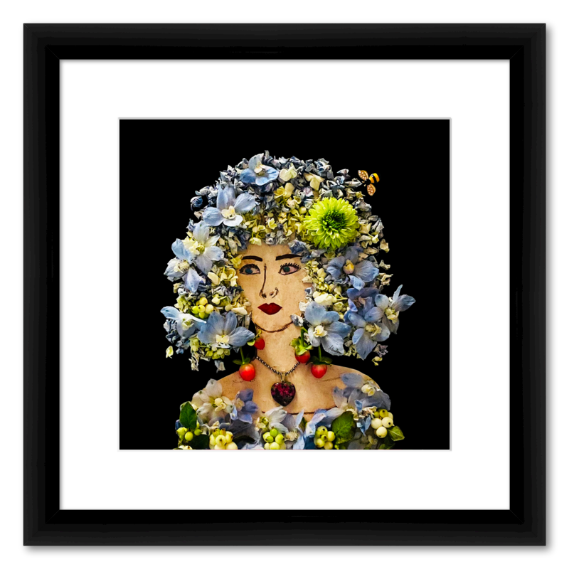 Iris Fine Art Print - Square Italian Prime Frame