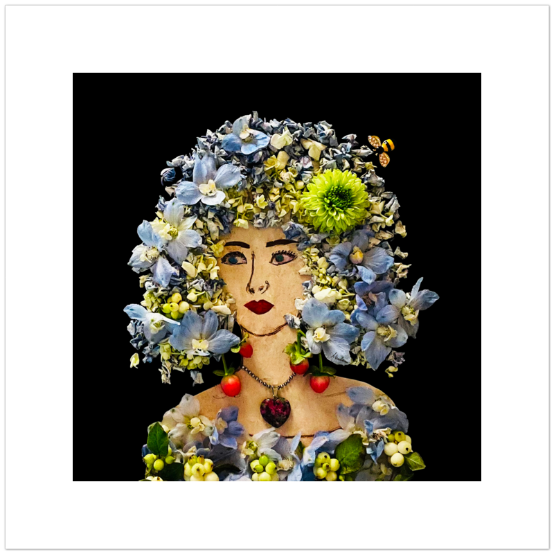 Iris Fine Art Print - Square Unframed
