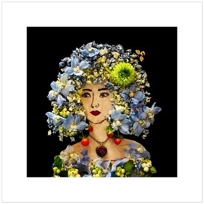 Iris Fine Art Print - Square Unframed