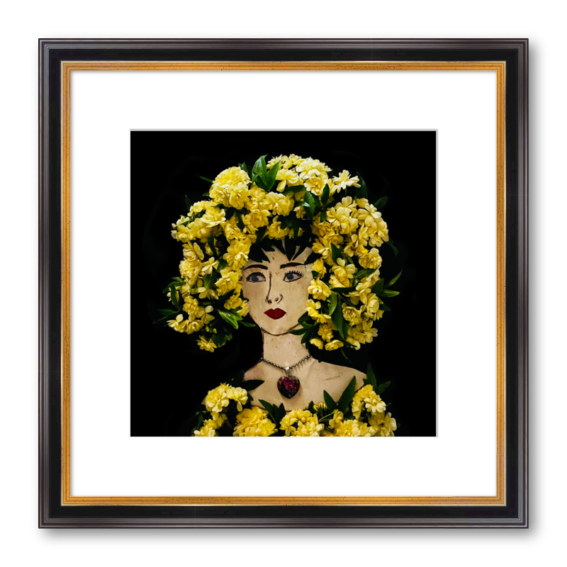 Lady Banks Fine Art Print - Square Academie Frame