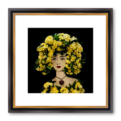 Lady Banks Fine Art Print - Square Academie Frame