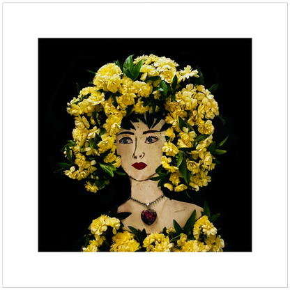 Lady Banks Fine Art Print - Square Unframed