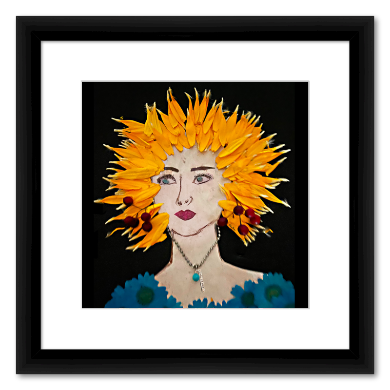 Marigold Fine Art Print - Square Italian Prime Frame