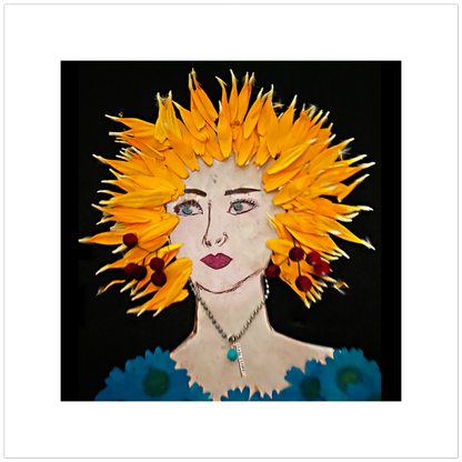 Marigold Fine Art Print - Square Unframed