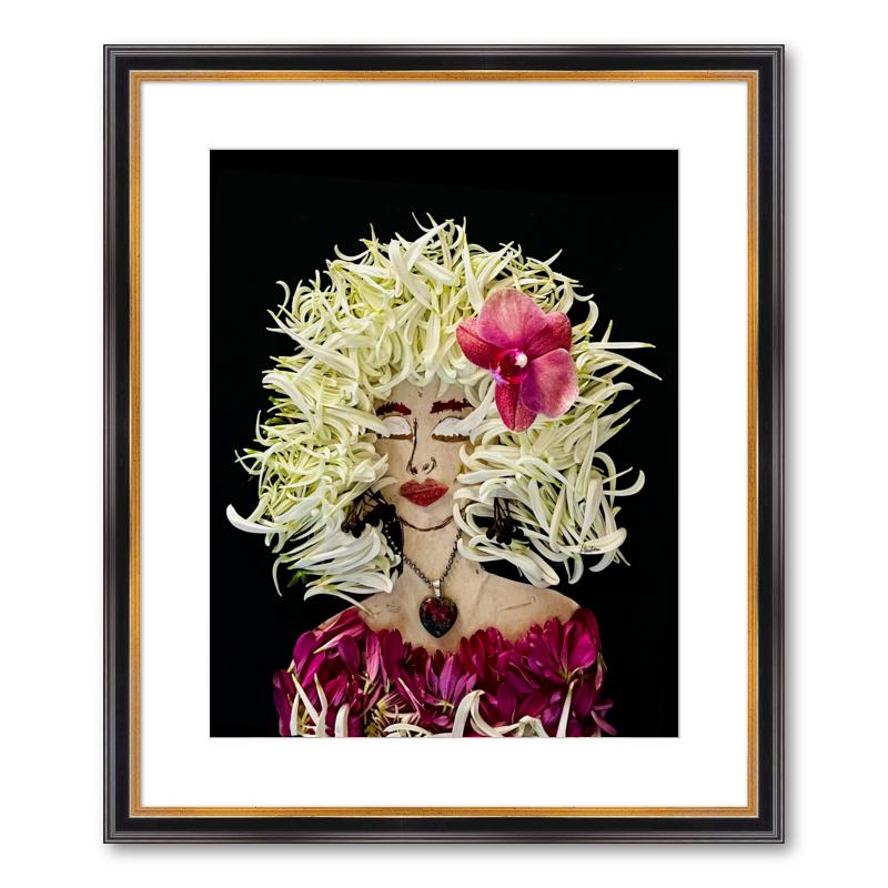 Marilyn Fine Art Print - Rectangle Academie Frame