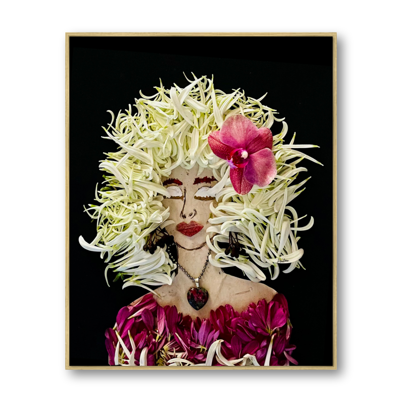 Marilyn Metal Print - Rectangle Gold