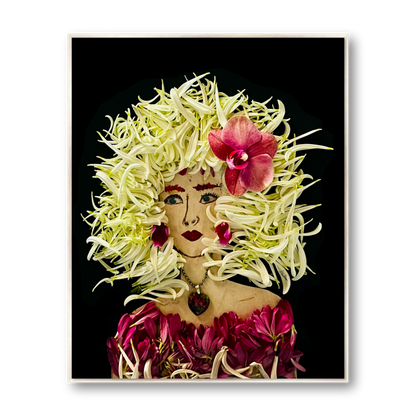 Marilyn Open Eyes Metal Print - Rectangle Silver