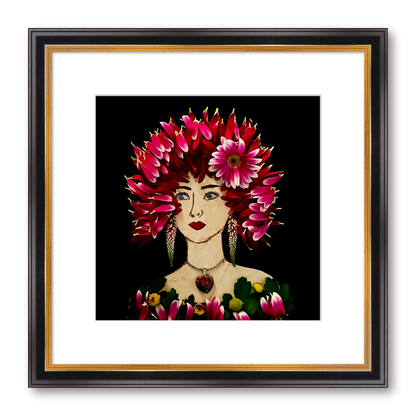 Mum Fine Art Print - Square Academie Frame
