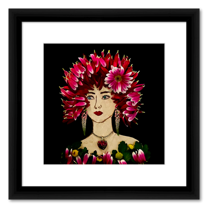 Mum Fine Art Print - Square Italian Prime Frame