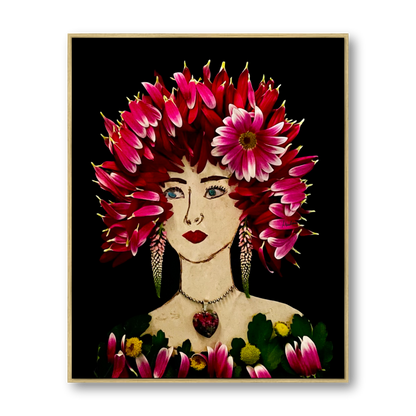 Mum Metal Print - Rectangle Gold