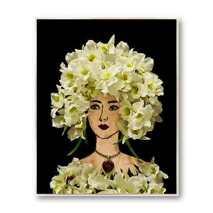 Orchid Metal Print - Rectangle Silver