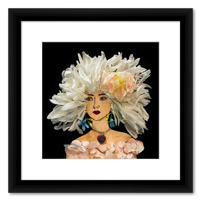 Peony Fine Art Print - Square Italian Prime Frame