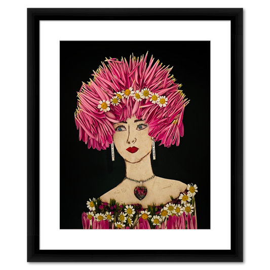 Pink Fine Art Print - Rectangle Italian Prime Frame